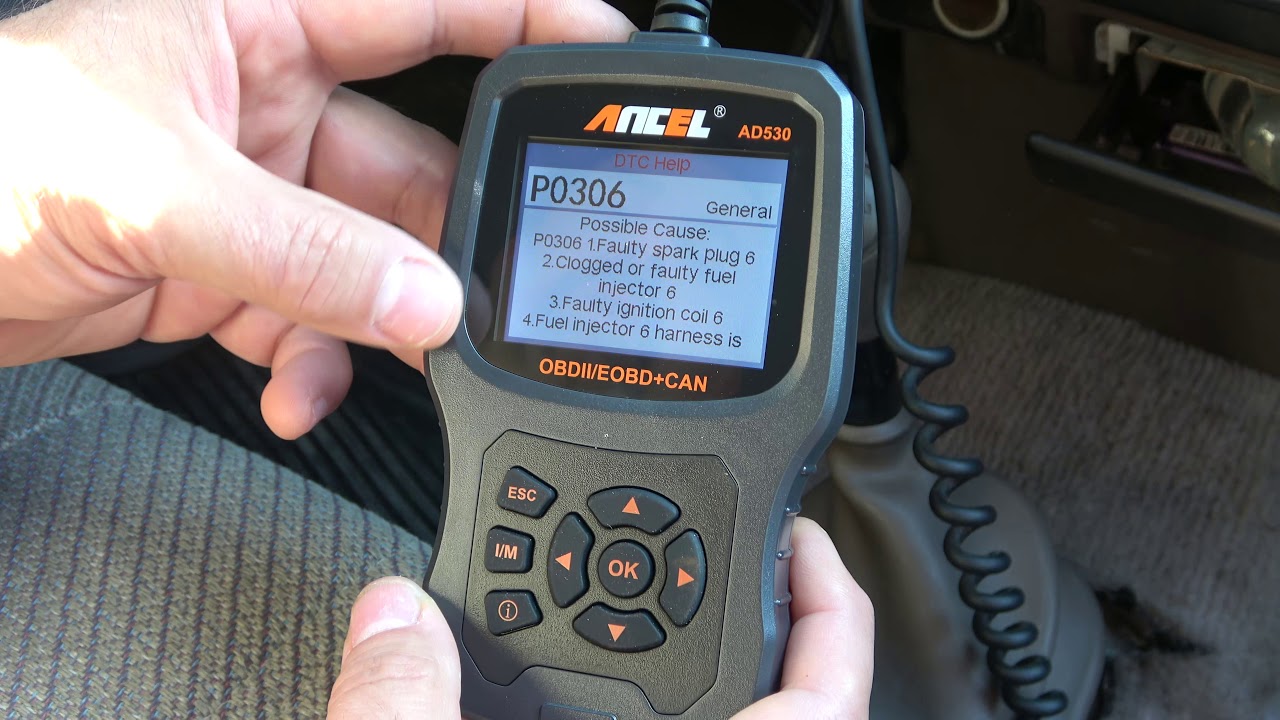 ANCEL AD530 Vehicle OBD2 Scanner Car Code Reader Diagnostic Scan Tool Ignition Testers with Enhanced Code Definition and Upgraded Graphing Battery Status ANCEL AD530 Vehicle OBD2 Scanner Car Code Reader Diagnostic Scan Tool Ignition Testers with Enhanced Code Definition and Upgraded Graphing Battery Status