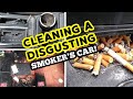 DEEP CLEANING a SMOKER&#39;S DIRTY Car! | DISASTER Car Detailing Interior and Exterior