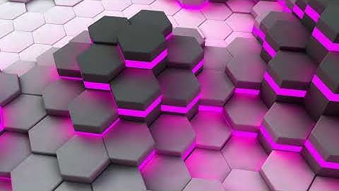 Abstract hexagon 3d rendering || no copyrights video