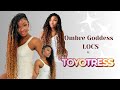 Make a Statement with Ombre Goddess Faux Locs! | ft. Toyotress