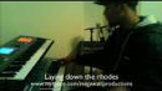 Invincible making "Customer" remix (Raheem DeVaughn)