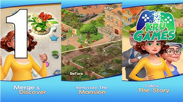 Merge Mansion - Mystery Game Gameplay Walkthrough #1 (Android, IOS)