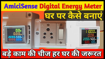 Amicisense 6 in 1 ac 40-300v 100a Digital Energy Meter Setup & Review #suryalinkgkp #energymeter