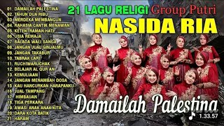 21 Mega Hit Group Putri Nasida Ria - Damailah PalestinaKumpulan lagu - lagu Religi terbaik 