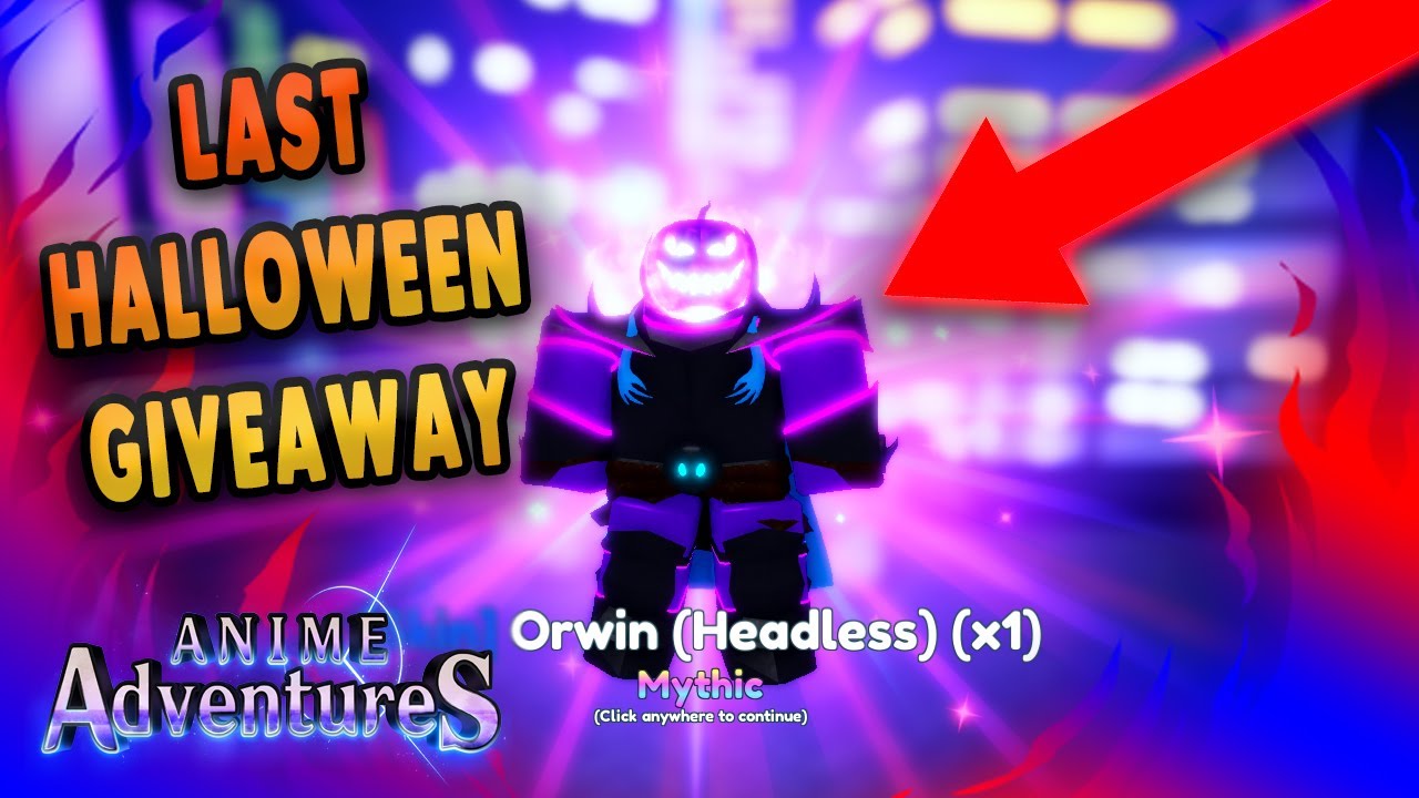 NEW HALLOWEEN ANIME ADVENTURE UPATE #animegame #roblox #aa