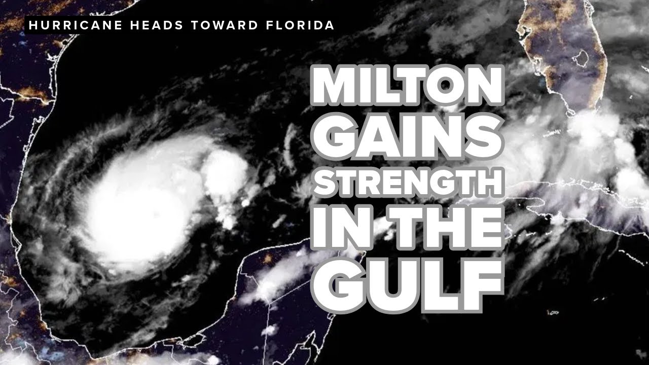 Hurricane Milton strengthens to a Category 4 storm as it continues to ...