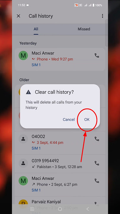 How to Clear Call History in Vivo #shorts #vivo