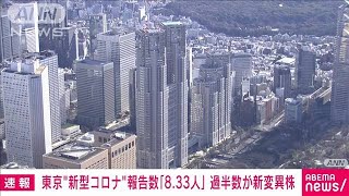 東京都の新型コロナ患者報告数「8.33人」　ゲノム解析は新変異株「JN.1」が過半数(2024年1月25日)