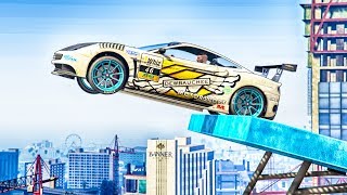 ПАРКУР ПО КРЫШАМ ЛОС САНТОСА НА ЛЕГЕНДАРНОМ СПОРТКАРЕ! GTA 5 ONLINE (ГТА 5 ГОНКИ)