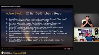 Adam Block De-Emphasis on Stars with PixInsight