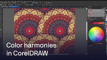 How to use color harmonies to master style in CorelDRAW | Tutorial