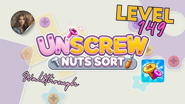Unscrew Nuts Sort: Pin Puzzle Level 149