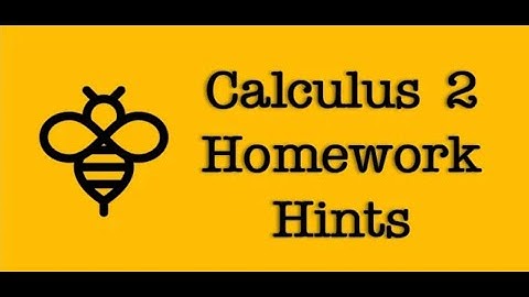 Calculus 2 Homework Hints:  Volume (Sec 6.2 Video 1)