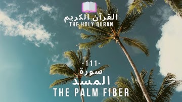 🤲 القرآن الكريم : (111) سورة المسد - Surah Al-Masad - The Palm Fiber - 🤲