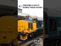 Awesome class 37 loco horn  thrash  railway shorts uk