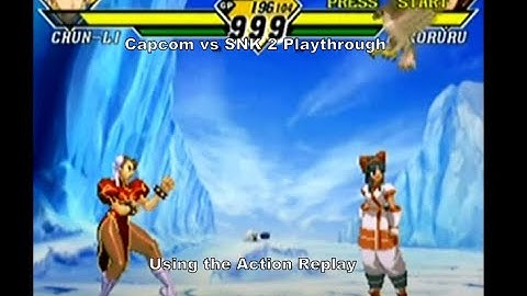 Capcom vs. SNK 2 Playthrough using the Action Replay for GameCube :D #GameCube #Nintendo #GC #Retro