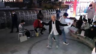 PRAESEPE & GYU. HONGDAE STREET BUSKING. 20201105.