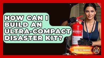 How Can I Build An Ultra-compact Disaster Kit? - Inside the Firehouse