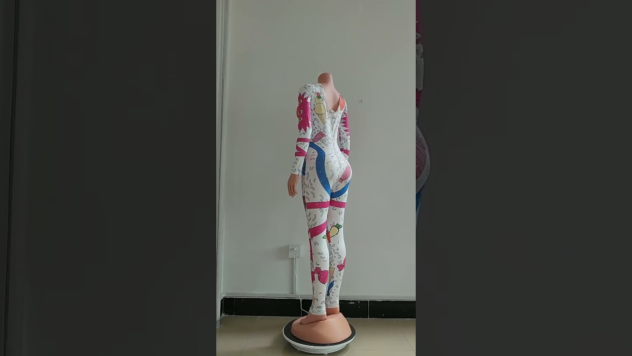 Print Long Sleeve  Jumpsuit 