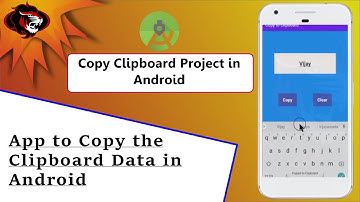 Copy Text to Clipboard | Android Studio | How to Copy Text to Clipboard in Android Studio