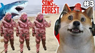 WHOA, FOUND A VICIOUS SHARK! - Sons Of The Forest - Part 3