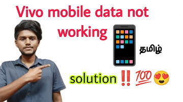 vivo mobile data not working / vivo mobile data problem / vivo net problem / solution / tamil