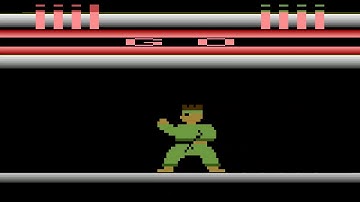 ATARI 2600 Karate Master 2009 Greg Kennedy WIP THERE WERE TWO SPRITES IN THE SCREEN WHEN I PLAYED