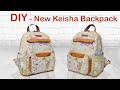 DIY - New Keisha Backpack - How to make Rucksack - Tutorial Cara Membuat Tas Ransel Handmade