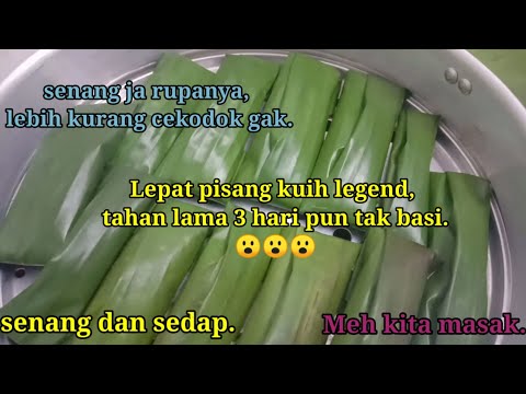 Video: Pisang - Pencuci Mulut Beras Dengan Buah