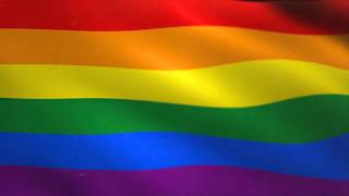 LGBTQ (GAY) Flag waving animated using MIR plug in after effects - free motion graphics Resimi