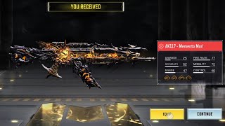 Full Draw Full Upgrade Ak117 Memento Mori Grim Ending