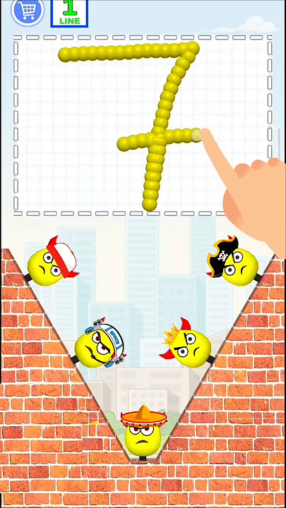 10,20,7 Always favorite Numbers❣️ Draw to Smash❣️ #artpuzzlegame #drawtosmash #games #shorts