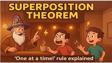Superposition Theorem EXPLAINED with a CHAI STORY ☕😂 | Easiest Explanation Ever!”#superposition#easy