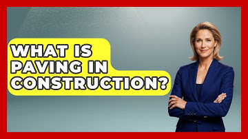 What Is Paving In Construction? - Civil Engineering Explained