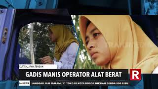 Gadis Manis Operator Alat Berat | REDAKSI PAGI (05/09/20)