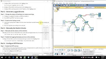 [CCNA S4] 8.1.2.5 Packet Tracer - Configuring Syslog and NTP