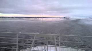 Vaasanlaivat, 26.1.2013 Vaasa, (Uumaja) Vaasa. Wasa Express. video 5