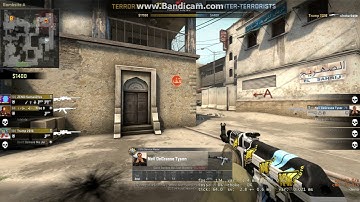 CS:GO Dust2 MP7/AK/AWP Ace!