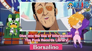 Dive into the Sea of Information!  The Punk Records Library!〜Borsalino〜 by ONE PIECE公式YouTubeチャンネル 13,875 views 1 month ago 1 minute, 31 seconds