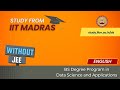 All you need to know about iit madras bs degree program in data science  enrolment now open for 2024