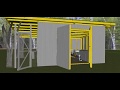Garden Shed/ Chicken Coop/ Rainwater Harvesting Combo 3D design Garden Shed/ Chicken Coop/ Rainwater Harvesting Combo 3D design