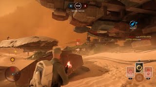 Star Wars Battlefront 1- DLT-19 Is Slept On | Full on 5v5 Drop Zone Match