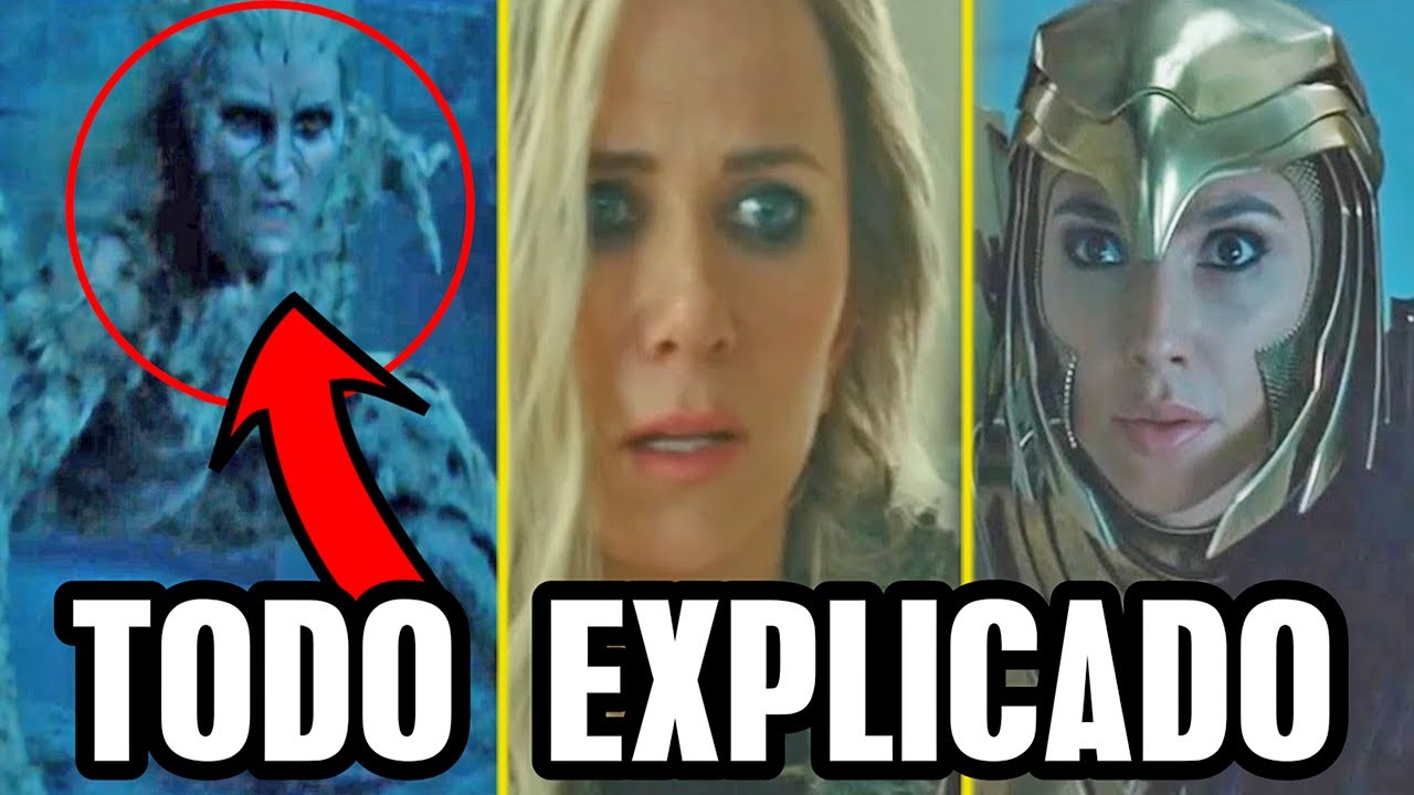 Lo que NO viste en el trailer Wonder Woman 1984 y reacción a Cheetah, análisis