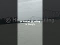 Hoogly river with the view of Howrah bridge