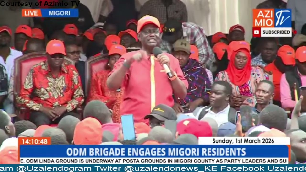 Oburu Odinga's speech in Migori during Linda Ground Rally amid ODM divisions -FULL SPEECH