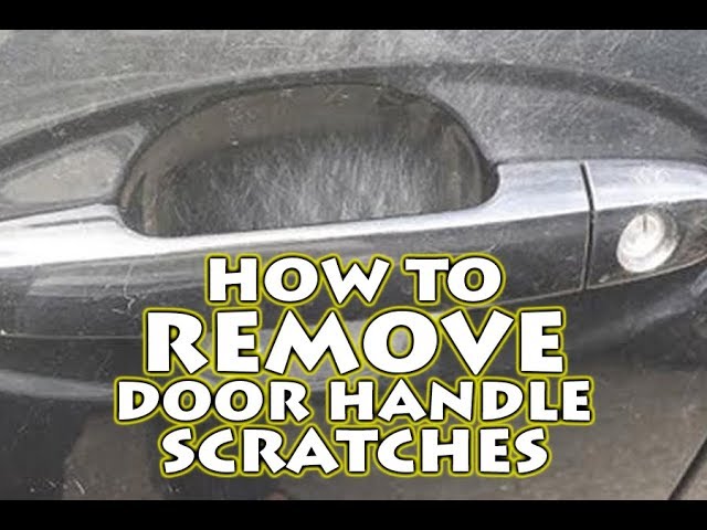 How to remove scratches from car door handles - Autosmart