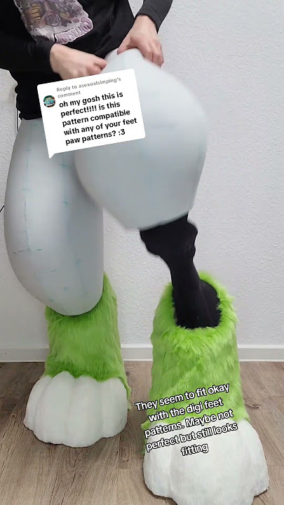 They fit #fursuitmaker #fursuit