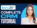 Bitrix24 crm tutorial 2024  the best free crm software
