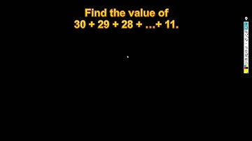 Easy Math Tips (Easiest Way to Find the Sum of Consecutive Numbers)
