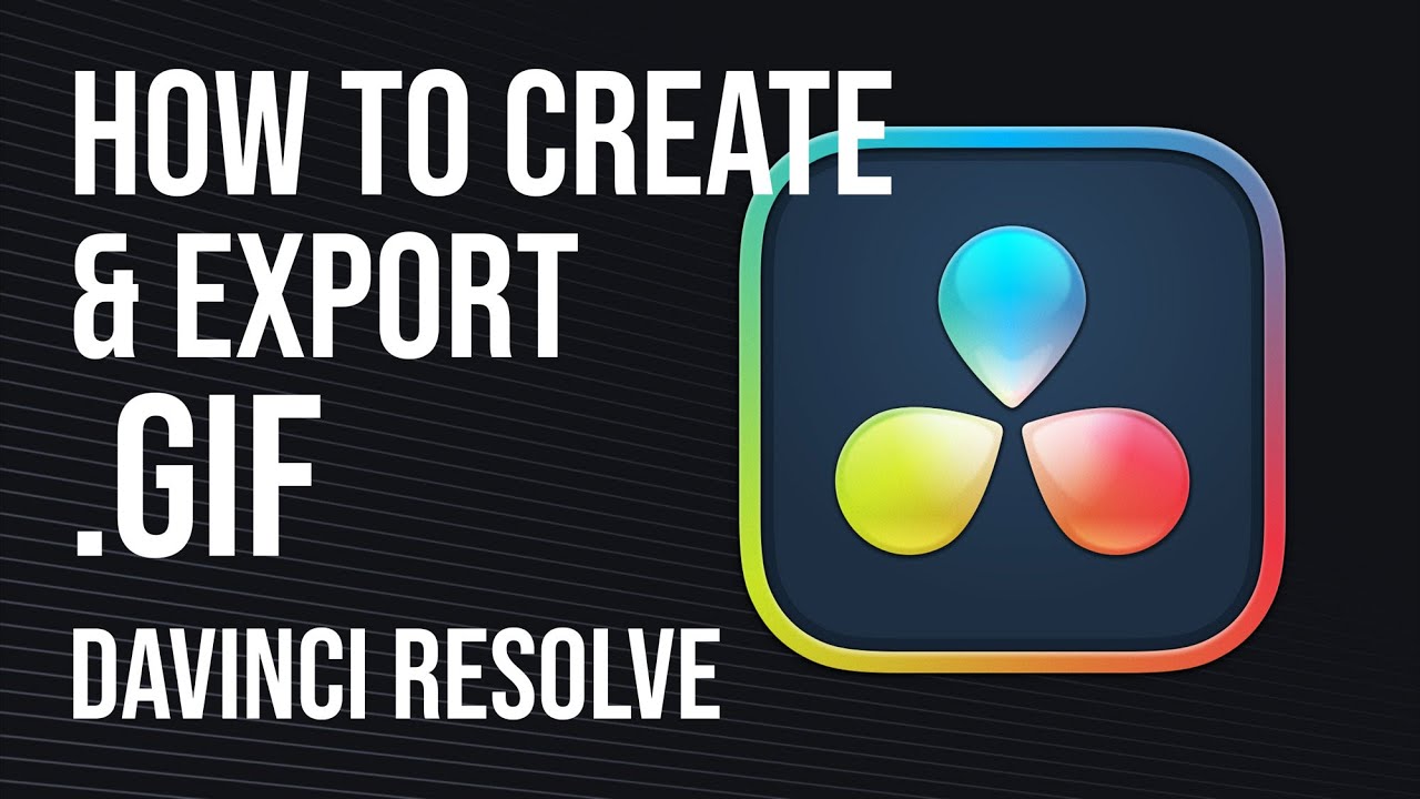 How Do You Make a GIF in DaVinci Resolve?